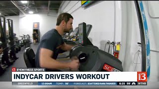 IndyCar drivers workout