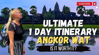 Ultimate 1 Day Itinerary Angkor Wat (including sunrise). Is it worth it? | Cambodia Travel Vlog | 4K