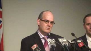Health Minister Tony Ryall on swine flu outbreak