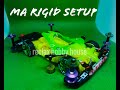 Tamiya MA chassis rigid setup on track - semitech