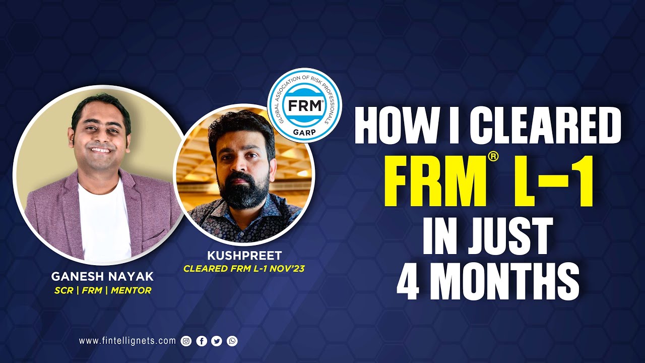 How I Cracked Frm Level 1 In Just 4 Months Study Tips Strategies