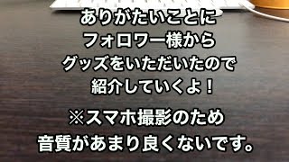 フォロワーさんからグッズが届いので紹介していくよ！