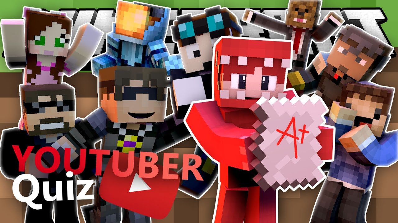 Minecraft YOUTUBER QUIZ CHALLENGE! - YouTube