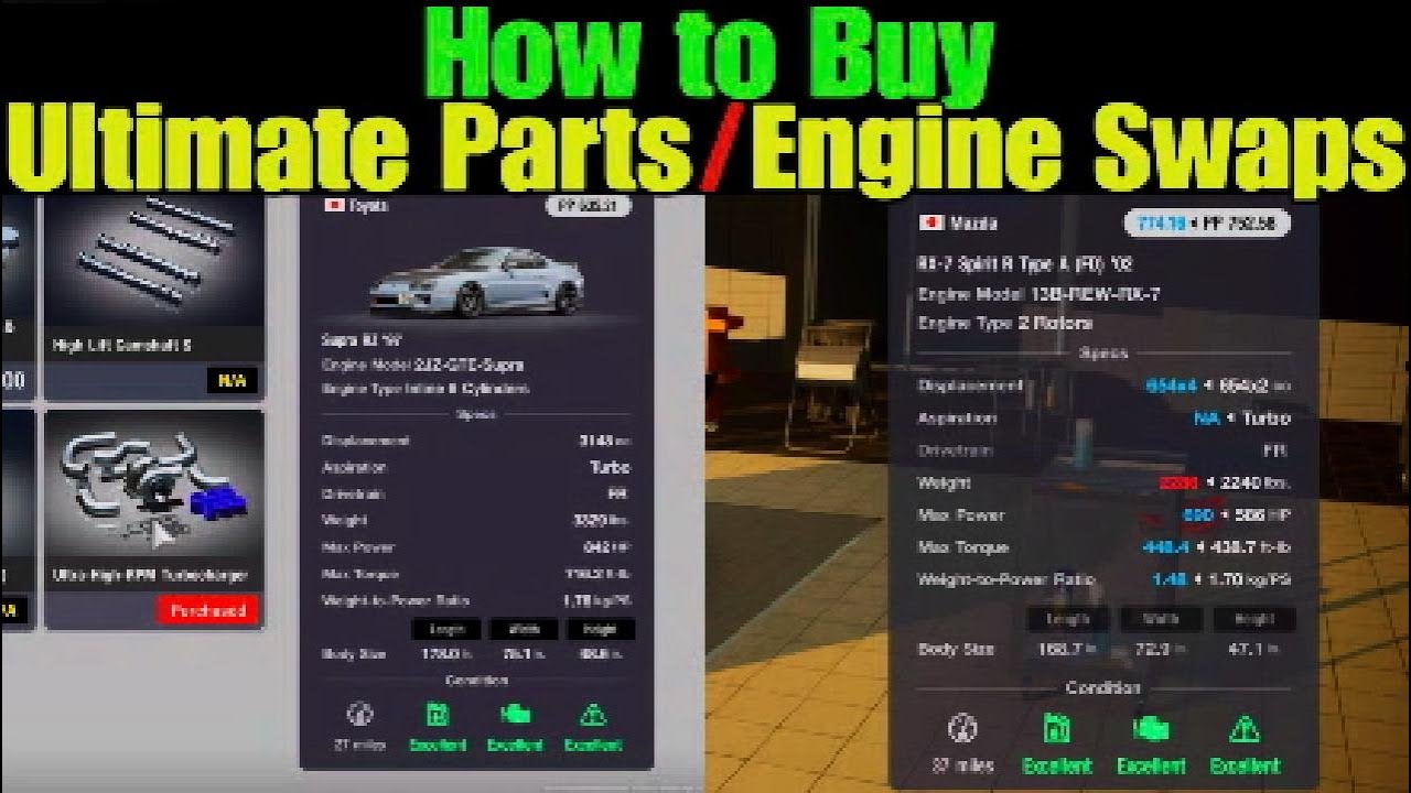 How To Buy Engine Swaps And Ultimate Parts | Gran Turismo 7 Update 1.34 ...