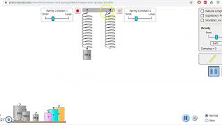 Phet Simulation Hooke's Law