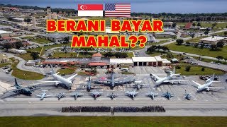 MASALAH RUANG UDARA SINGAPURA AKHIRNYA DAPAT IZIN AMERIK4 UNTUK LATIHAN \u0026 PARKIR JET T3MPUR DI GUAM