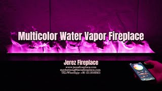 Multicolor 3D Water Vapor Fireplace with New APP control