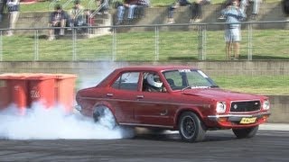 INNOV8 rotary burnout at Brasher Nats 2013