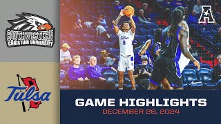 Game Highlights: Southwestern Christian vs. Tulsa (Dec. 28, 2024)