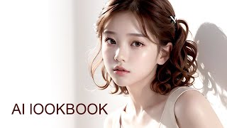 AI 청순녀 룩북 AI lookbook