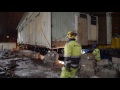 finnish company havator oy moving an old house in turku finland.