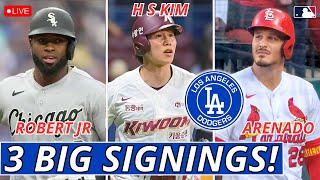 URGENT! DODGERS MAKING 3 BIG SIGNINGS IN MLB! ARENADO SURPRISED THE FANS! [Los Angeles Dodgers News]