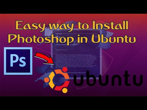 Как установить портативный Adobe Photoshop CS6 в Ubuntu 20.04