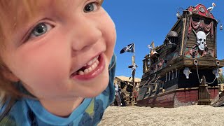 PiRATE SHiP for the KiDS!!!  it is Finally Here! the ultimate island makeover and family surprise ☠️