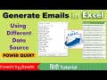 How to Generate Email Addresses in Excel using Power Query