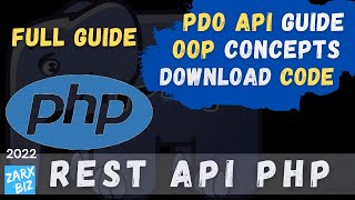 pdo php tutorial api example | build a rest api using pdo php [Easiest way]