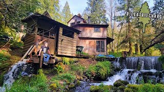 Living Off Grid for 46 Years | Al and his Hydroelectric Water Wheel