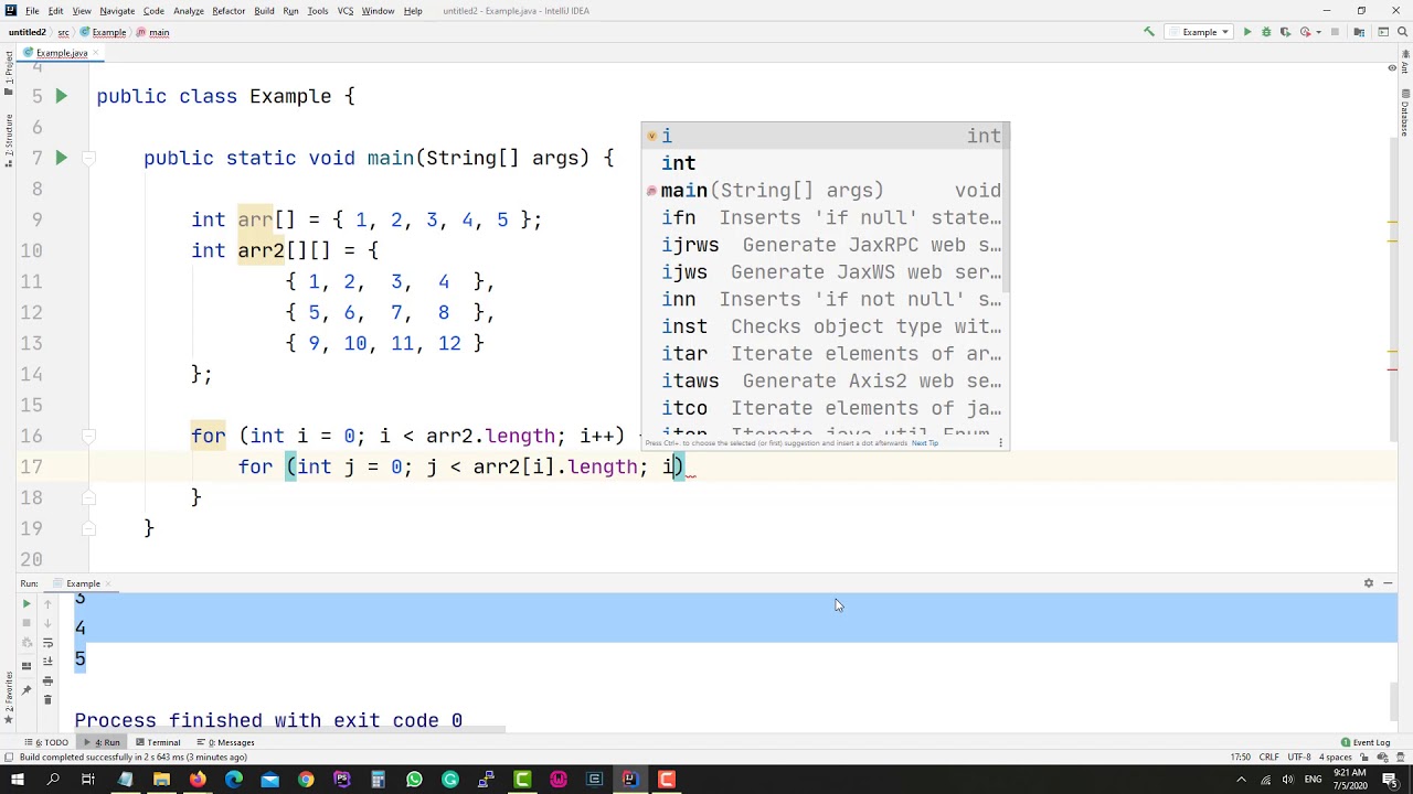 For Loop Java Bezywheel