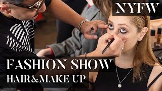 #1 Fashion week backstage makeup and hair ファッションデザイナーの仕事 メイクさんの仕事に密着。ニューヨーク 海外在住 ヘアメイク 日本人 海外生活 海外留学