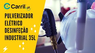 PULVERIZADOR ELÉTRICO DESINFEÇÃO INDUSTRIAL 35L PULMIC