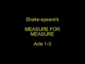 shake speare s measure for measure acts 1 3