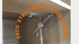 How to fit Ebco stay cabinet door fitting lift up door #Ebco #stay #cabinet #door #fitting