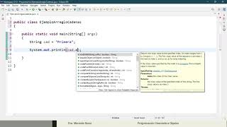 Arreglos de Cadenas en Java