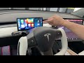 2022 Tesla Model Y LCD IPS Information Screen for Model 3 & Y! Adds Apple CarPlay and Android Auto