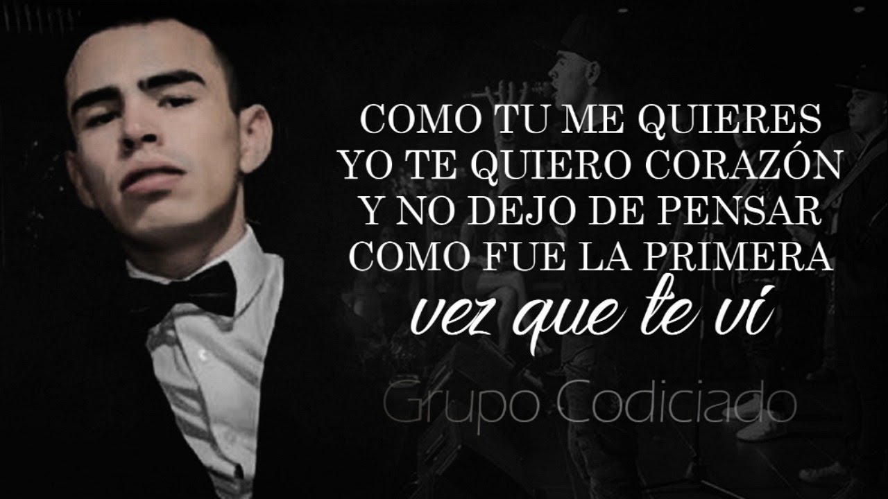 Te Quiero De Verdad Grupo Codiciado Acordes Chordify