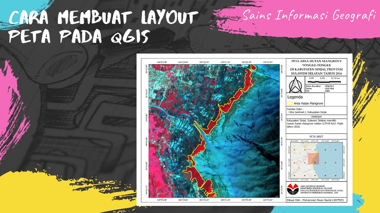 [TUTORIAL QGIS] MEMBUAT LAYOUT PETA PADA QUANTUM GIS - YouTube