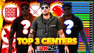 TOP 3 BEST CENTER BUILDS ON NBA 2K25! BEST INSIDE \u0026 SHOOTING CENTER BUILDS NBA 2K25