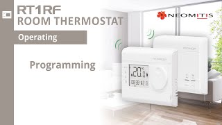 Programming - [Tutorials RT1 RF room thermostat]