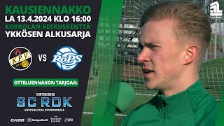 KPV - RoPS la 13.4.2024 | Otteluennakko