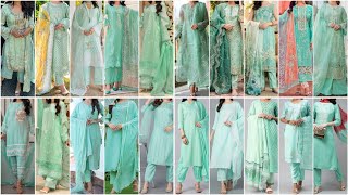 Mint Green Colour Special Punjabi Suit Design Ideas for Girls 2024