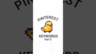 Pinterest keywords part 2 ✩| stxrry.lit111