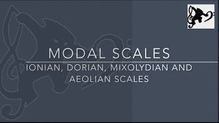 MODES - Ionian, Dorian, Aeolian, Mixolydian (Listening Exercise)