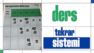 DETAYLI DERS TEKRAR SİSTEMİ (PDF)