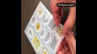 Resin Silicone Casting Molds And Epoxy Resin For DIY Jewelry Craft Making