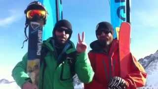 Seb Michaud and Bruno Compagnet in Grandvalira