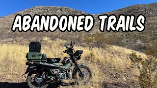 Awesome Abandoned Trails in Arizona! Honda Trail 125 #honda #ct125 #adventure