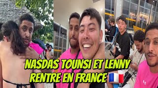 NASDAS TOUNSI ET LENNY RENTRE EN FRANCE #nasdas #teamnasdas #zanzibar #story