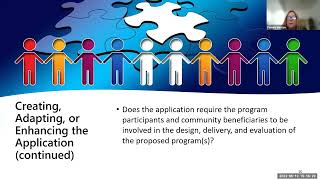 Improving the Quality of Funding Sub-recipient Applications: SSA SUPTRS BG Related Strategies