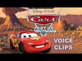 Cars Fast As Lightning Lightning McQueen Voice Clips