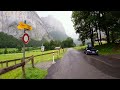 most beautiful valley in the world lauterbrunnen valley in switzerland 4k