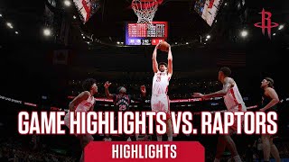 Houston Rockets Full Highlights vs. Toronto Raptors