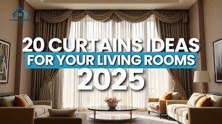 20 Curtain Ideas to Transform Your Living Room | Latest 2025 Trends! | living room curtains