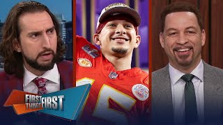 FIRST THING FIRST | Nick Wright reacts to Patrick Mahomes talks about his place