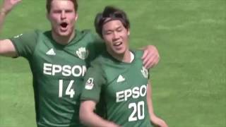 【公式】ゴール動画：石原 崇兆（松本）53分 松本山雅ＦＣvs湘南ベルマーレ 明治安田生命Ｊ２リーグ 第15節 2017/5/21