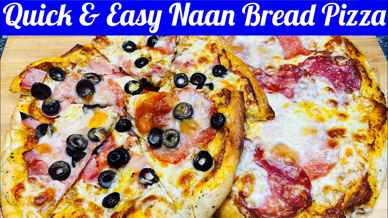 Quick & Easy Naan Bread Pizza Recipe | How To Make | Simple Family Meal ...