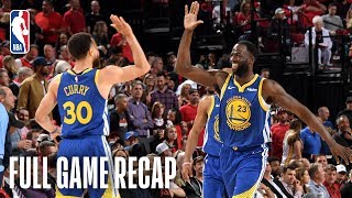 TRAIL BLAZERS vs WARRIORS | Golden State Eyes a Trip to Their 5th Consecutive NBA Finals | Game 4